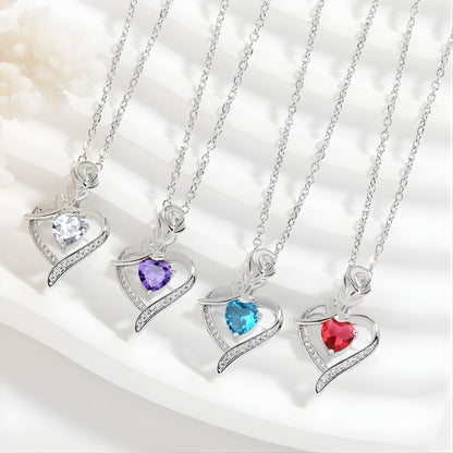 Roselle Heart Necklace