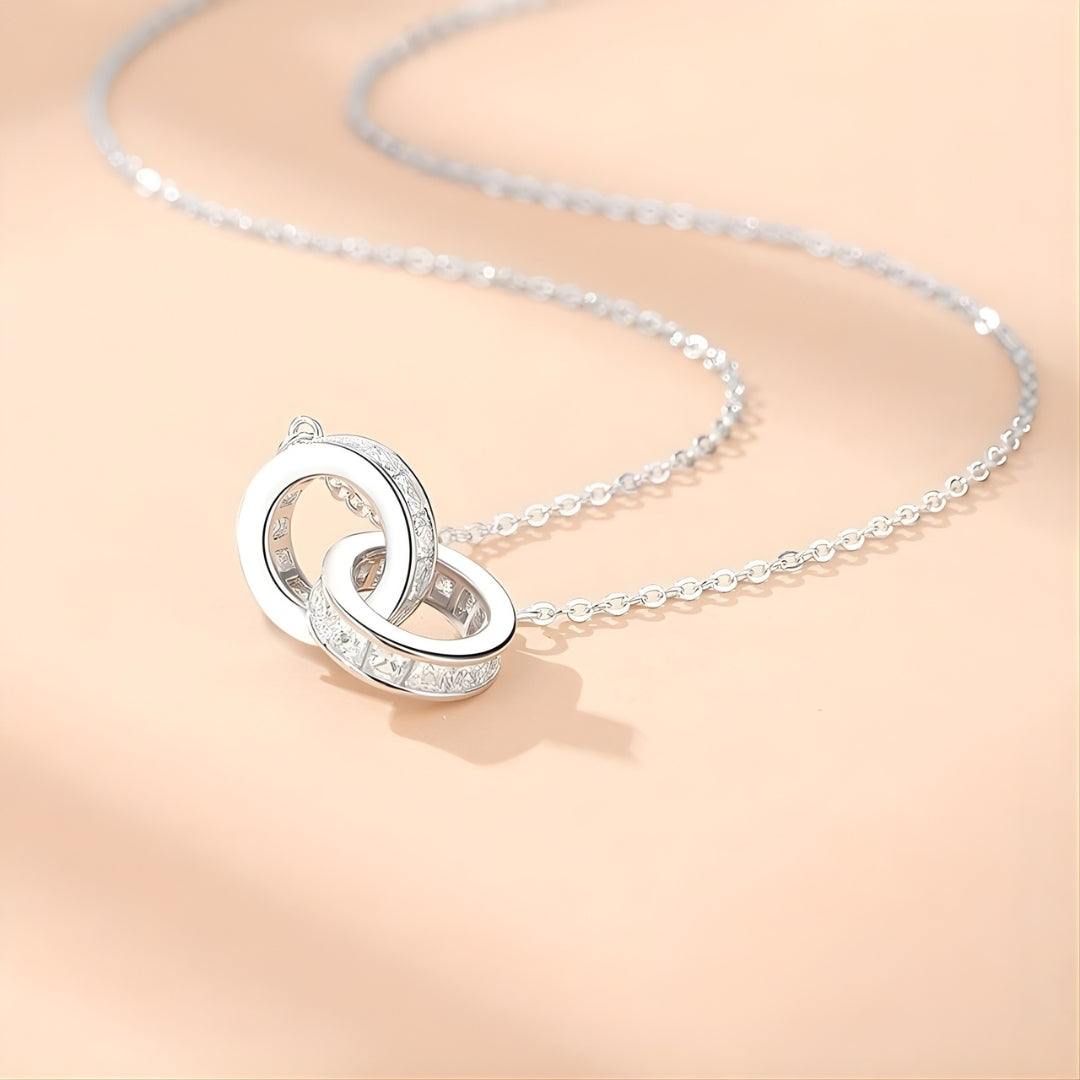 Celestine Circle Necklace