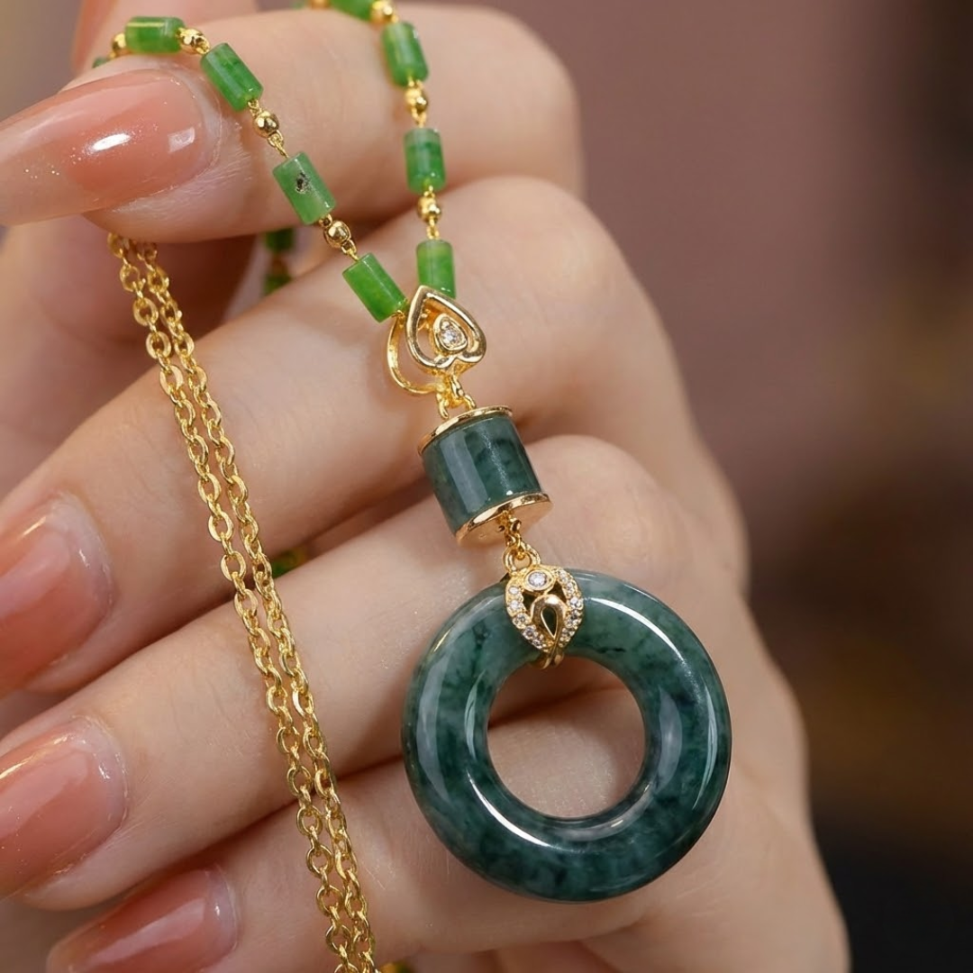 Celadon Charm Necklace