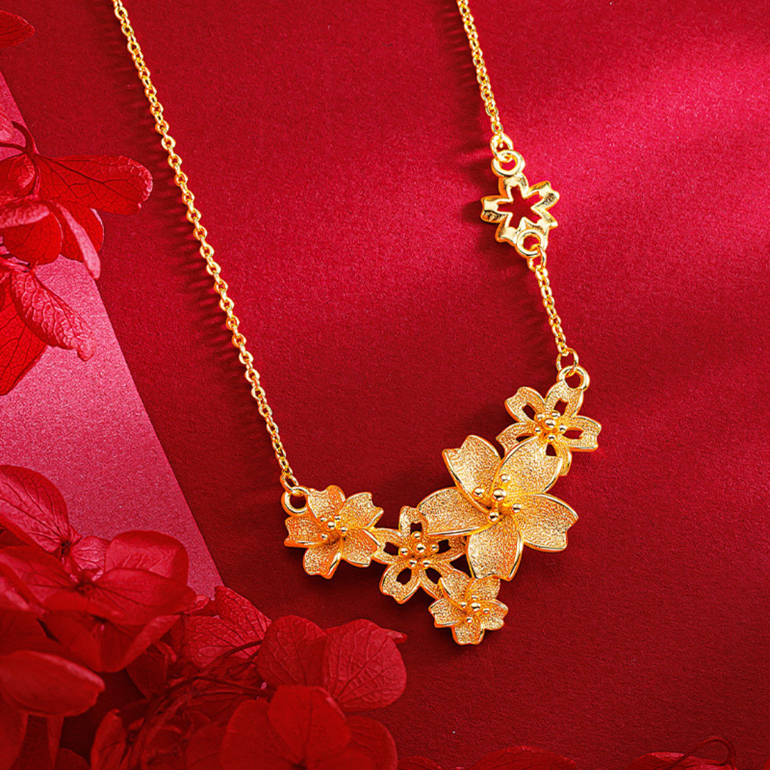 Golden Blossom Necklace