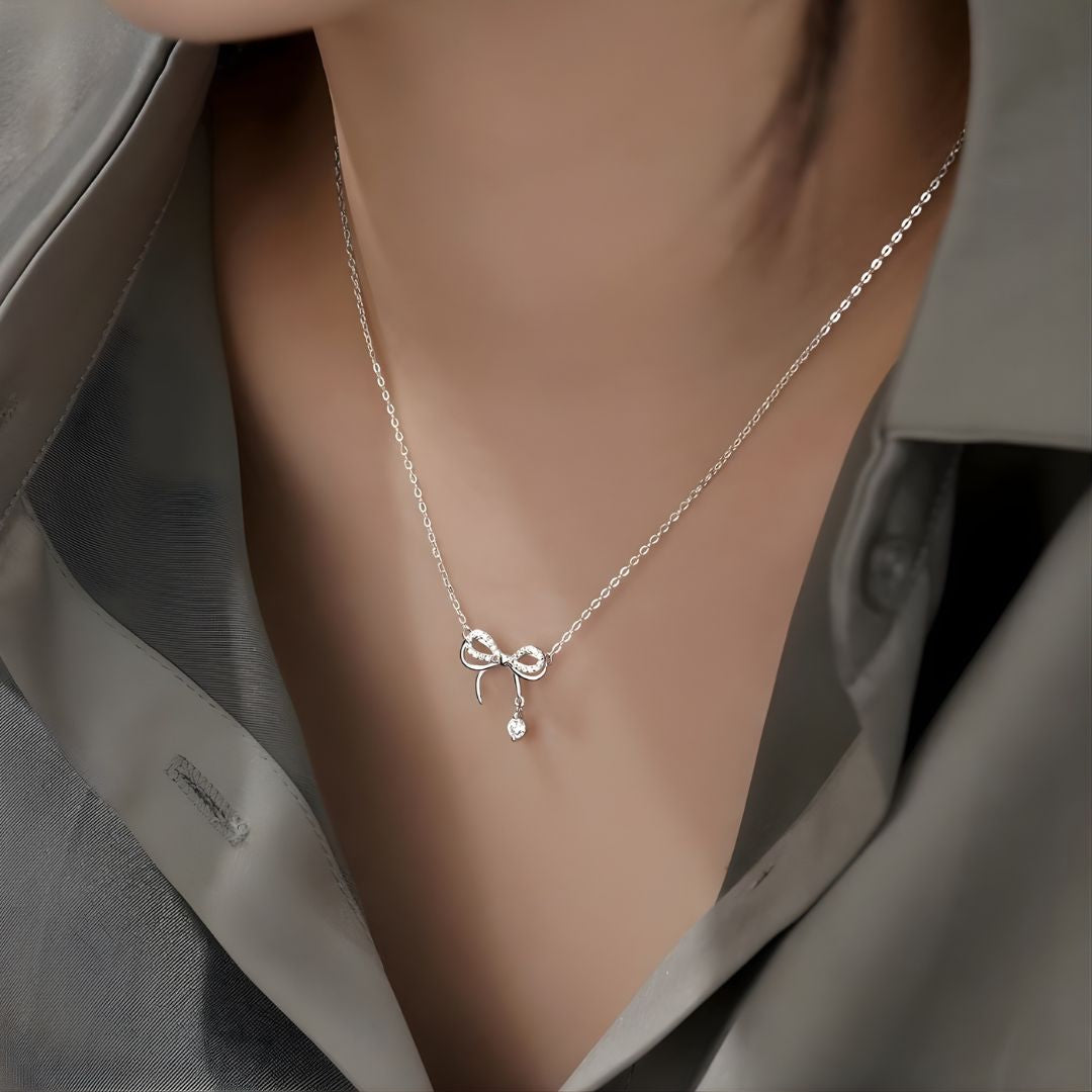 Celeste Bow Necklace