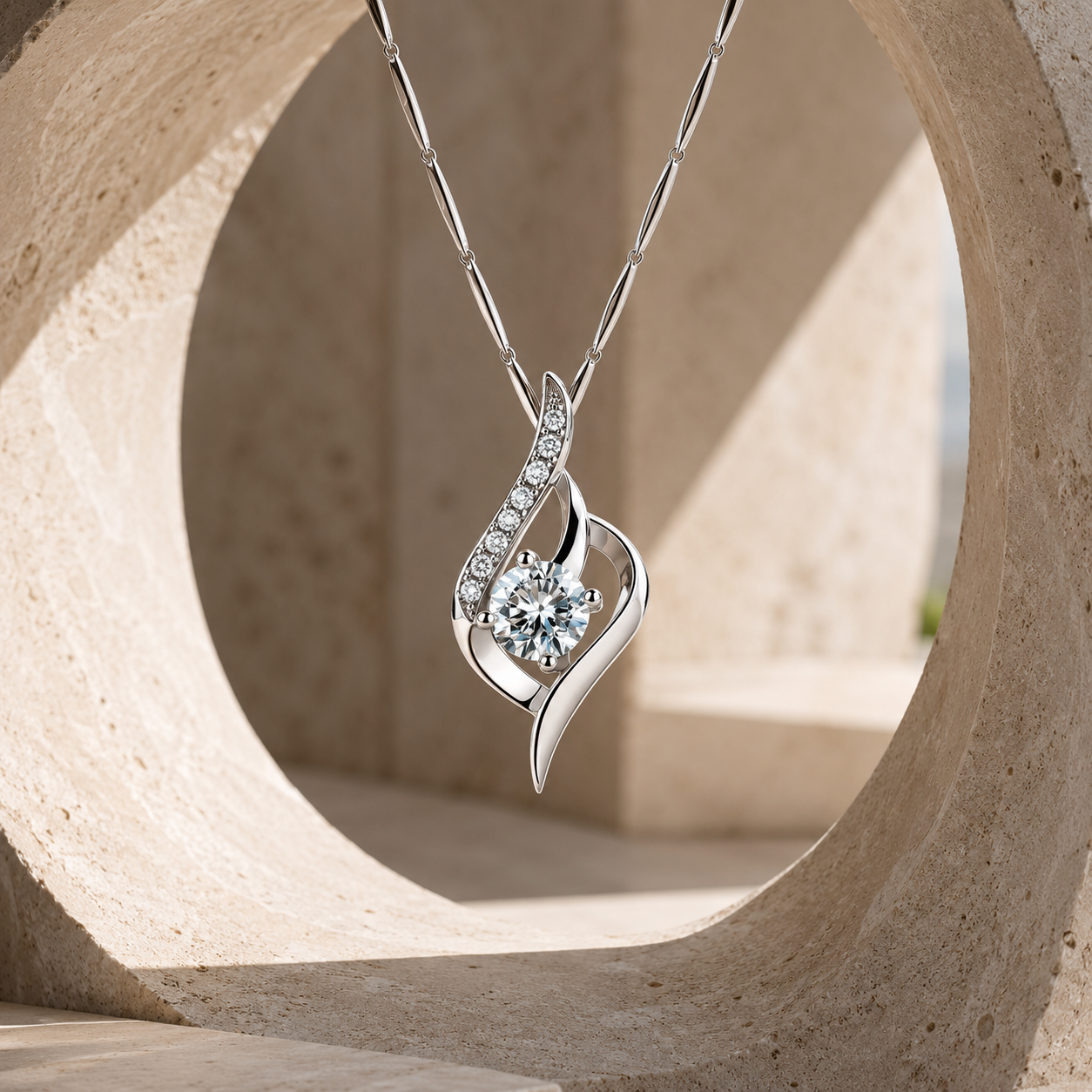 Vesper Geo Necklace