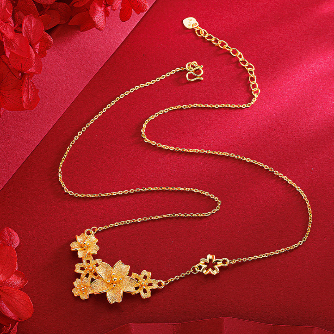 Golden Blossom Necklace