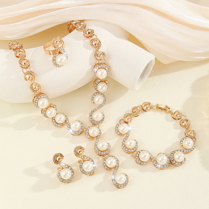 Pearl Halo Set