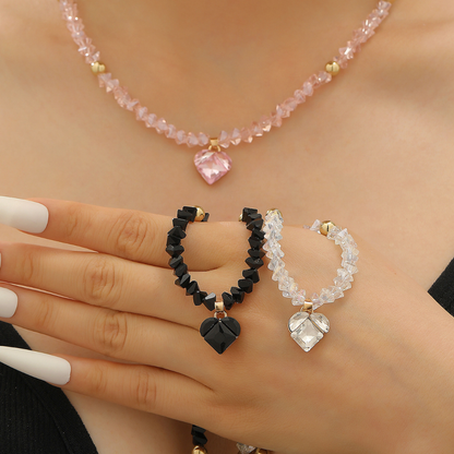 Obsidian Amor Necklace