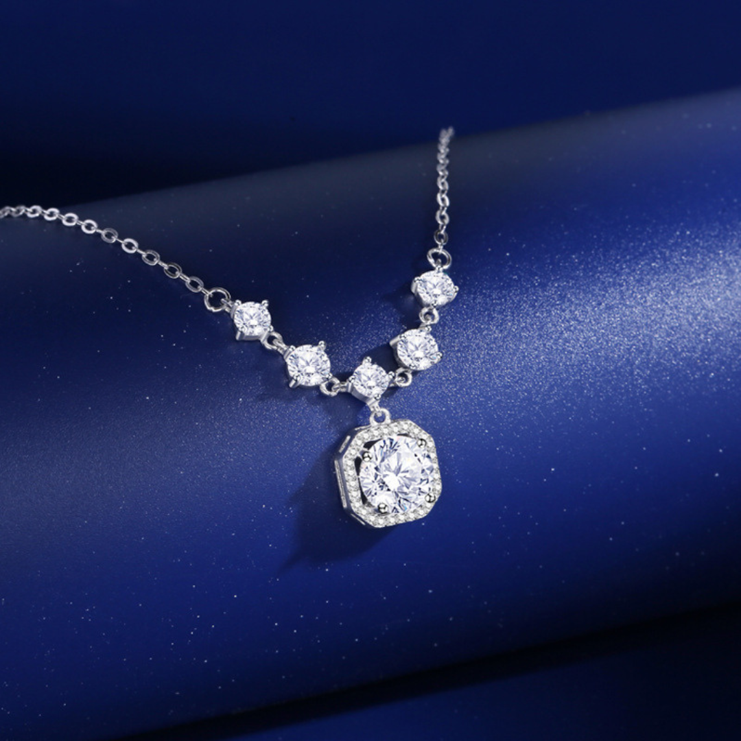 Crystal Cube Necklace