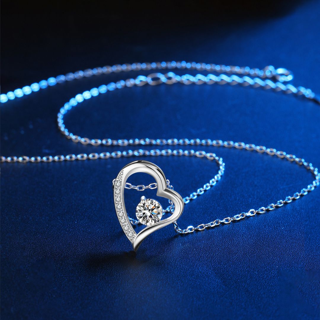 Radiant Heartline Necklace