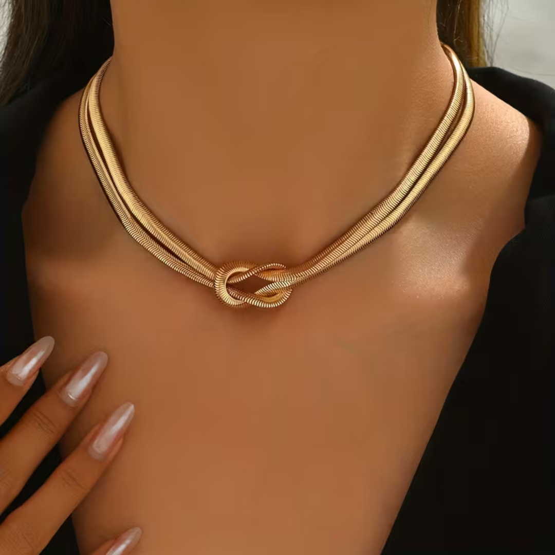 Velvet Knot Necklace