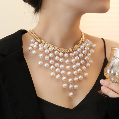 Pearl Cascade Necklace
