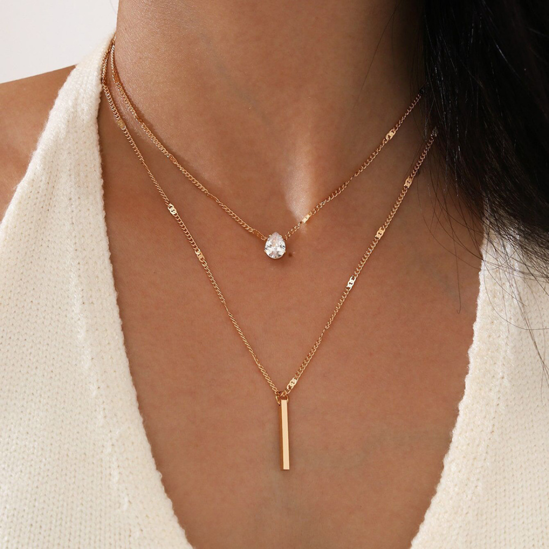 Scarlet Drizzle Necklace