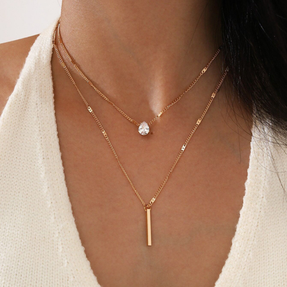 Scarlet Drizzle Necklace