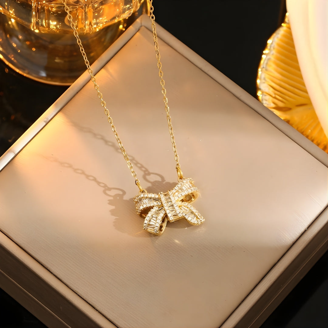 Veloura Bow Necklace