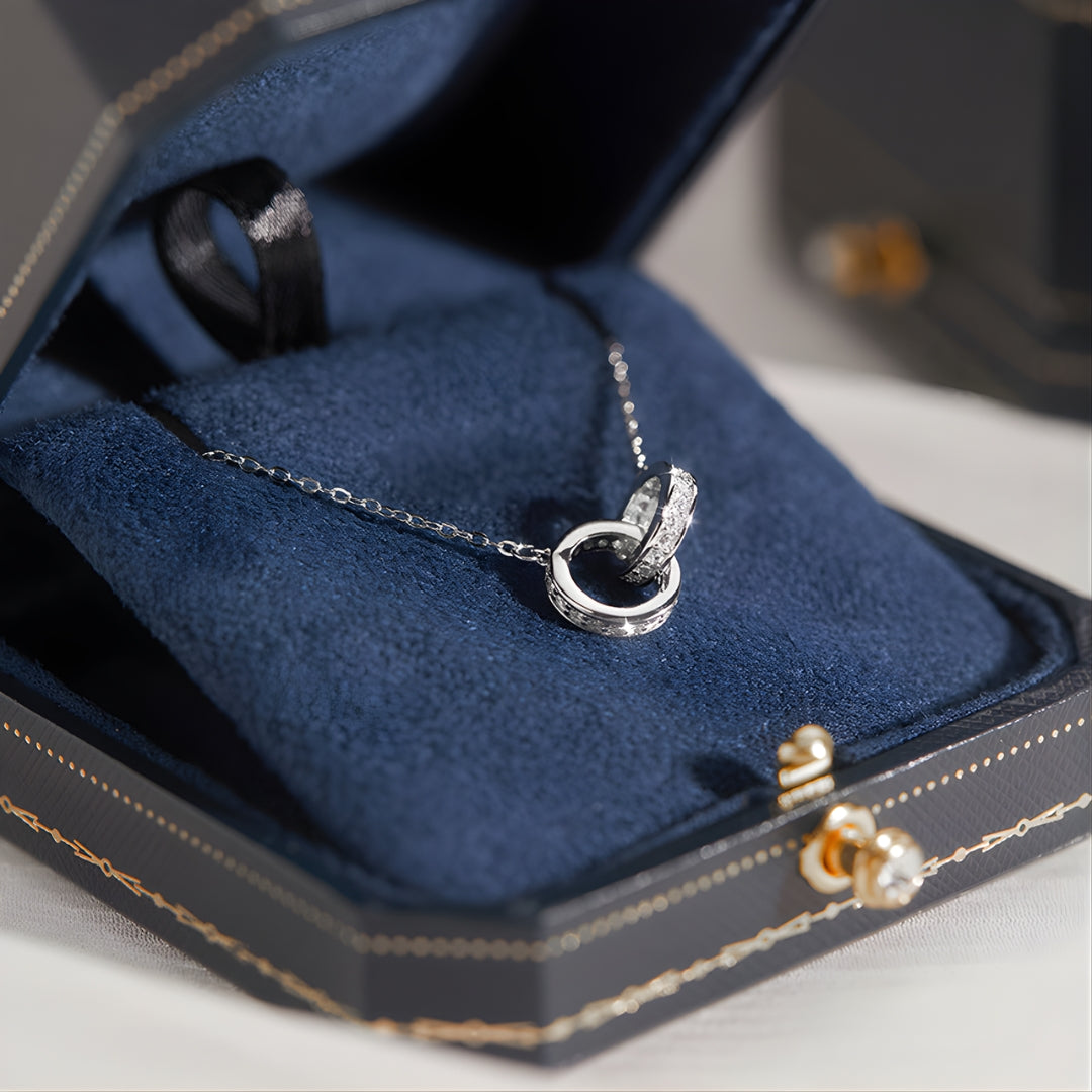 Celestine Circle Necklace