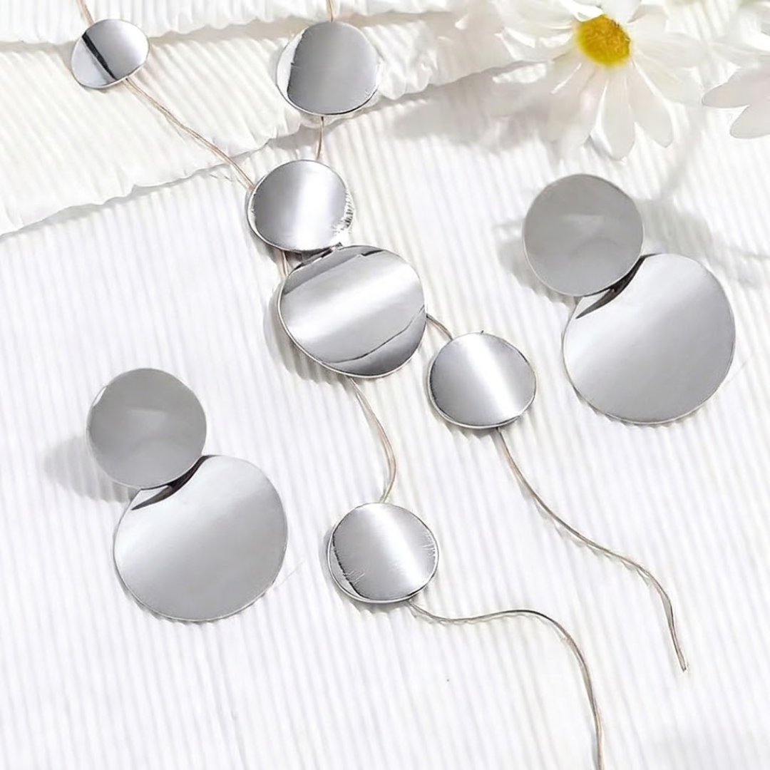 Velvet Disc Necklace