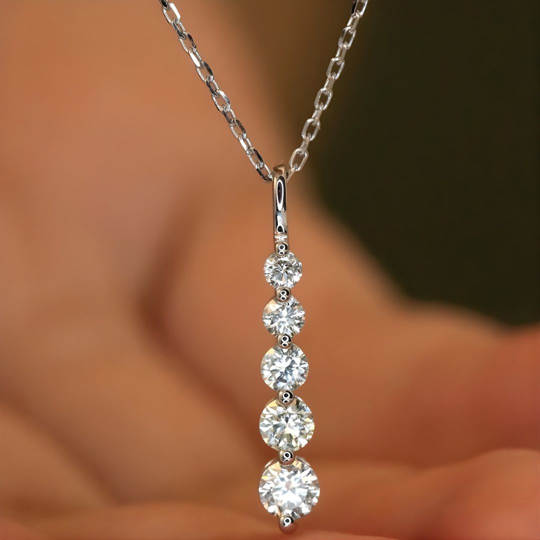 Linear Radiance Necklace