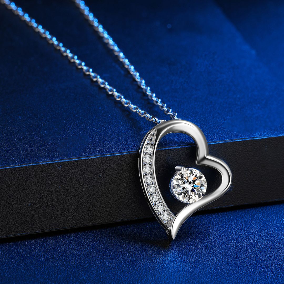 Radiant Heartline Necklace