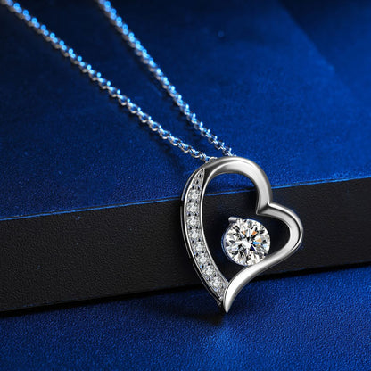 Radiant Heartline Necklace