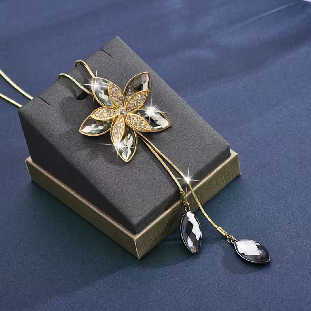 Moonlit Flower Necklace