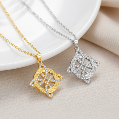 Starlit Knot Necklace