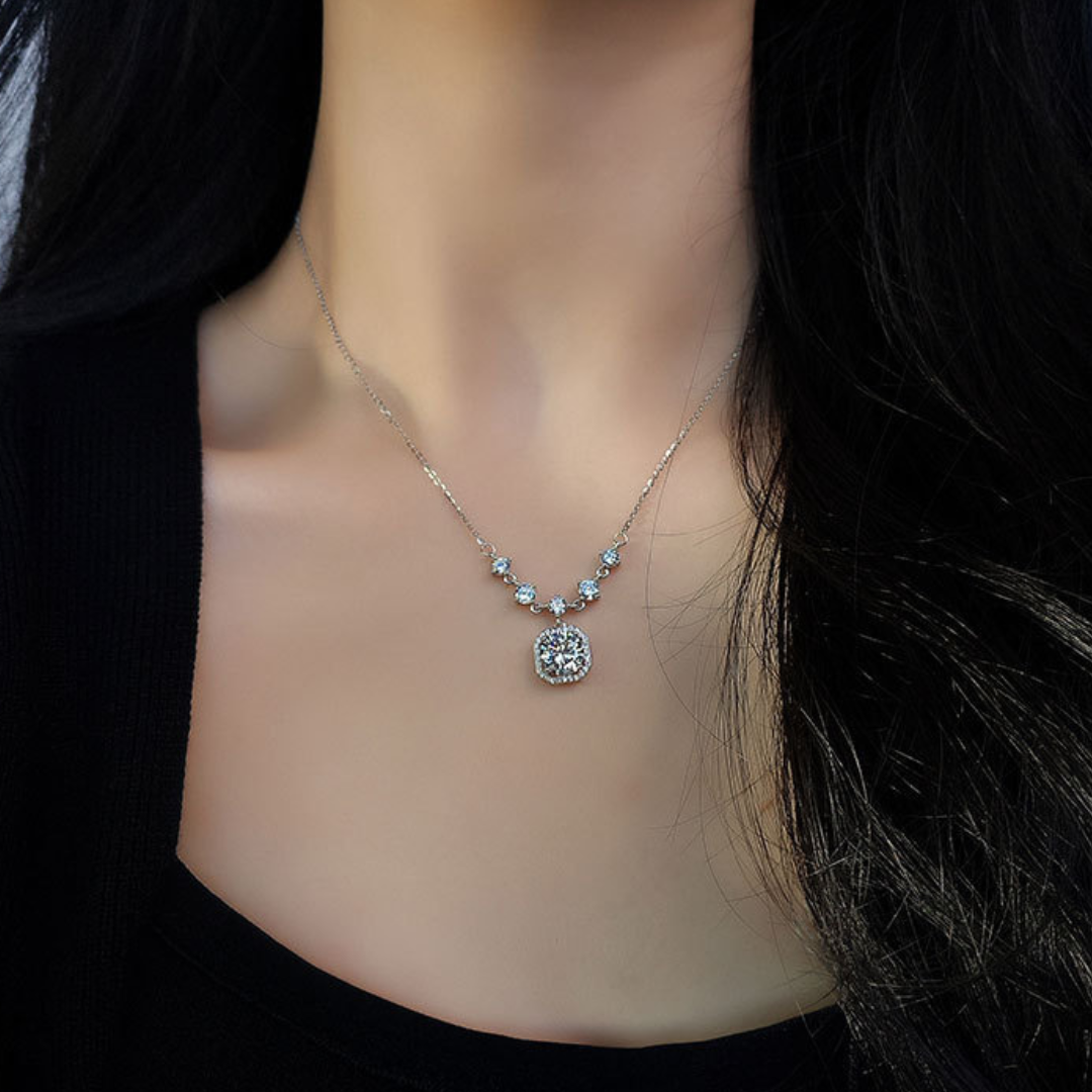 Crystal Cube Necklace