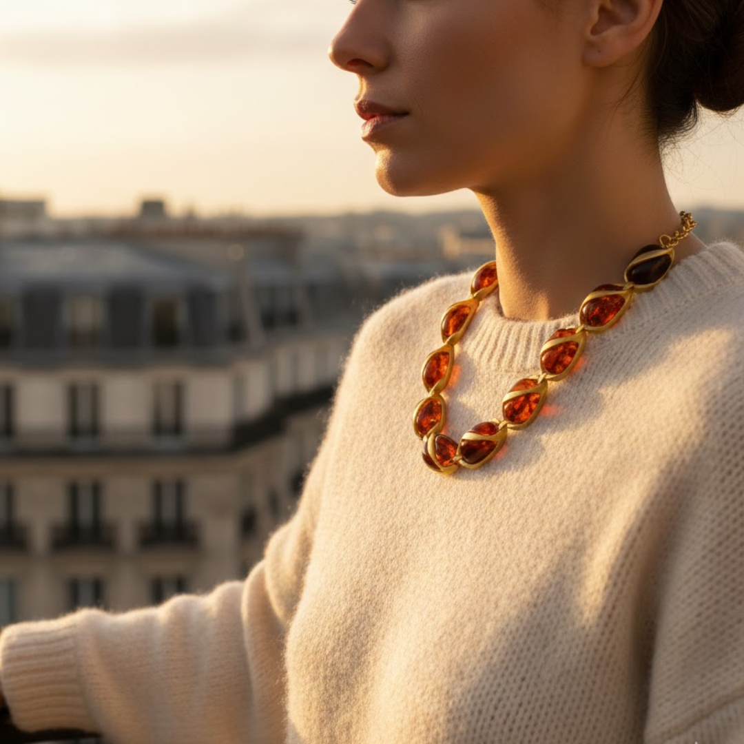 Honey Swirl Necklace
