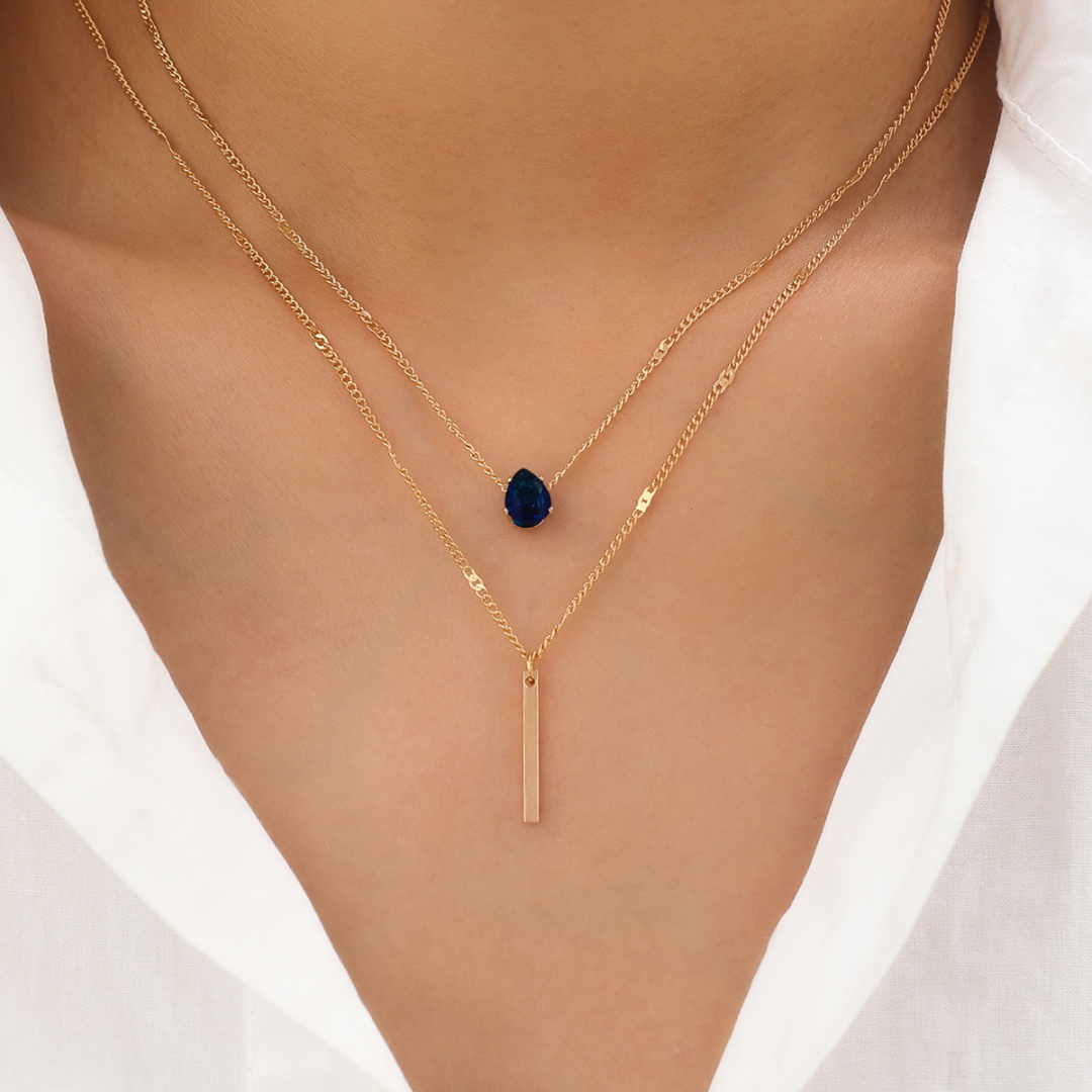 Scarlet Drizzle Necklace