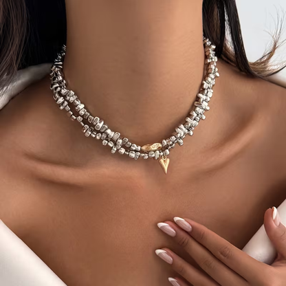 Beaded Heart Necklace