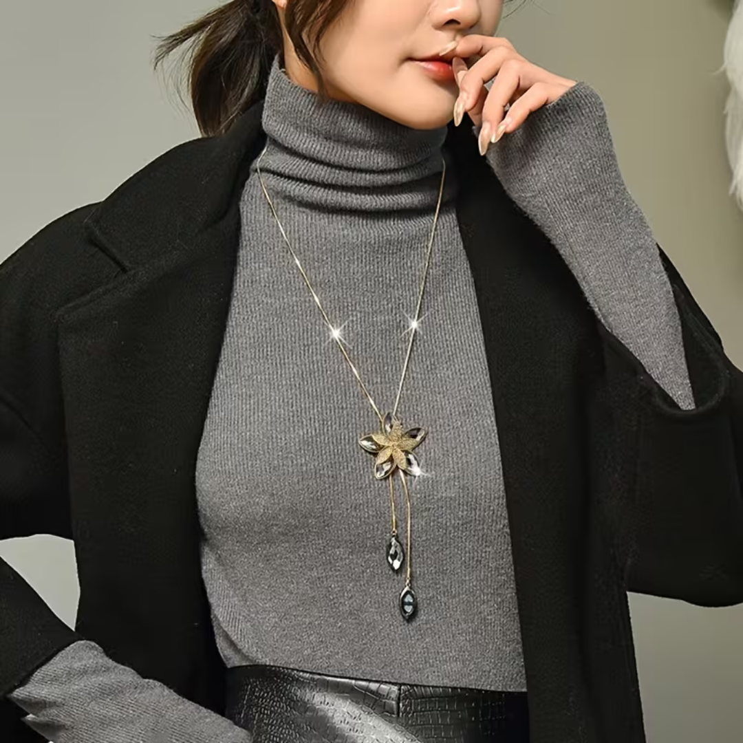Moonlit Flower Necklace