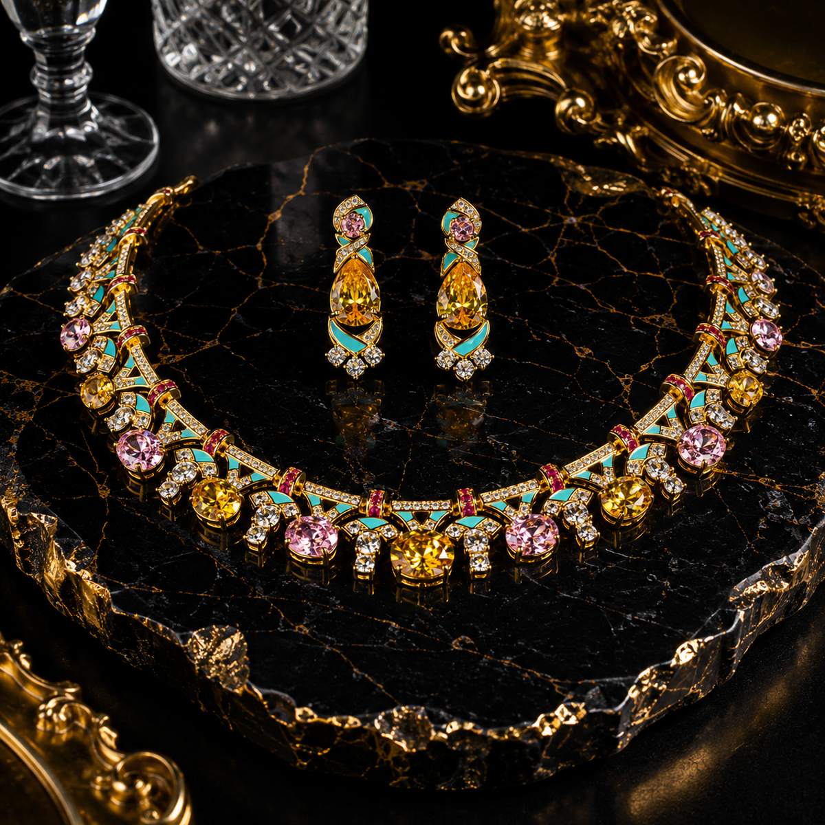 Prismatic Crown Set