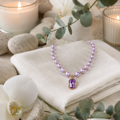Noir Crystal Necklace