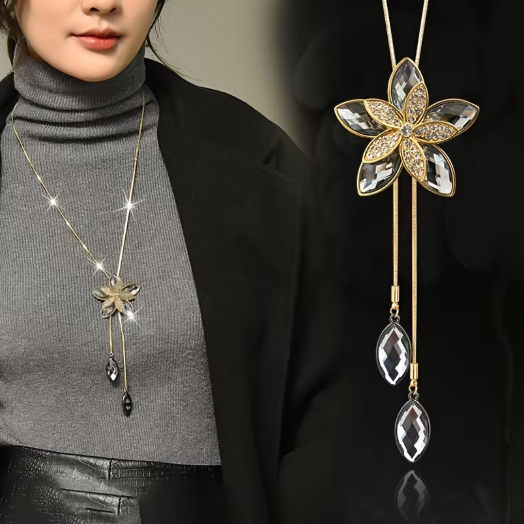 Moonlit Flower Necklace