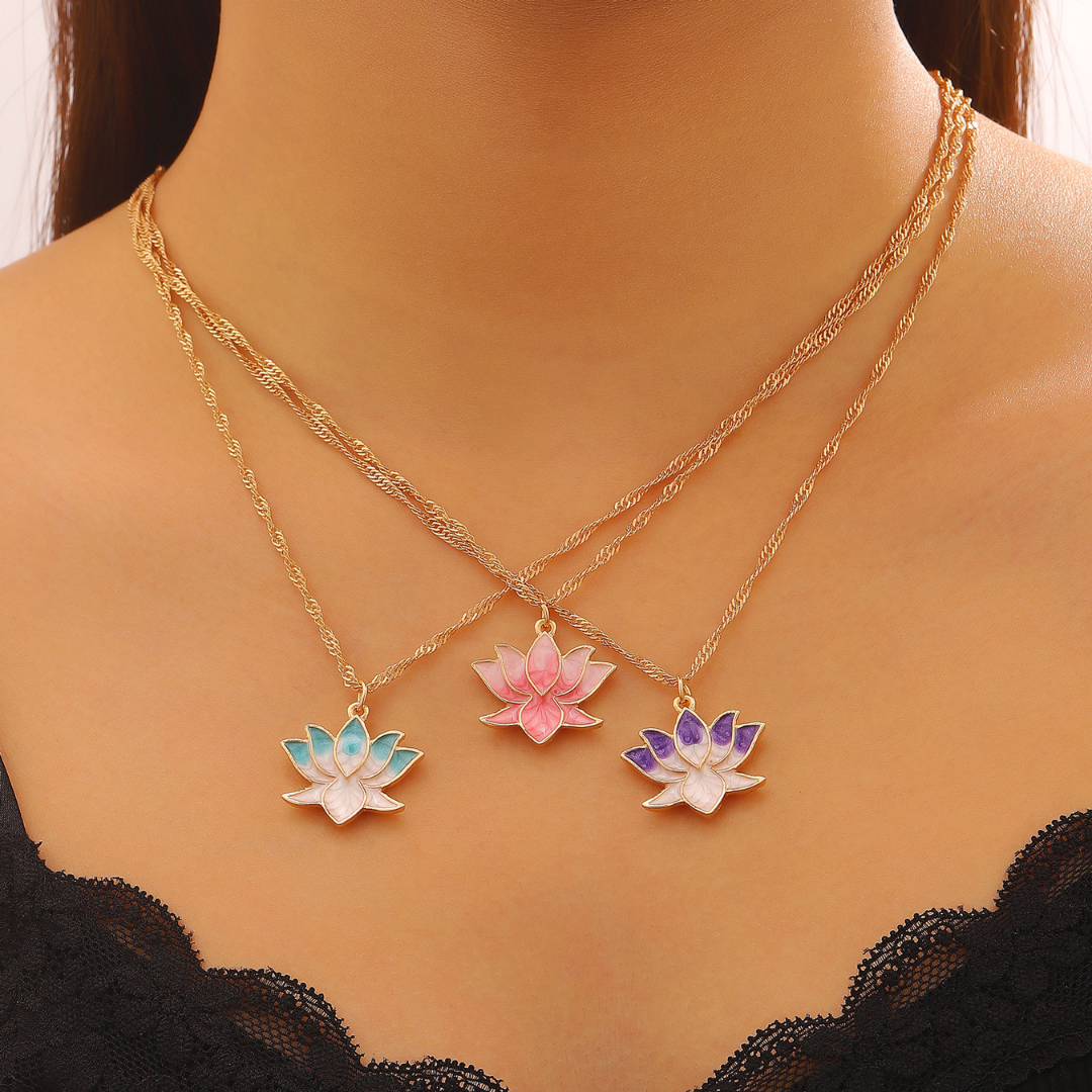 Petal Charm Necklace
