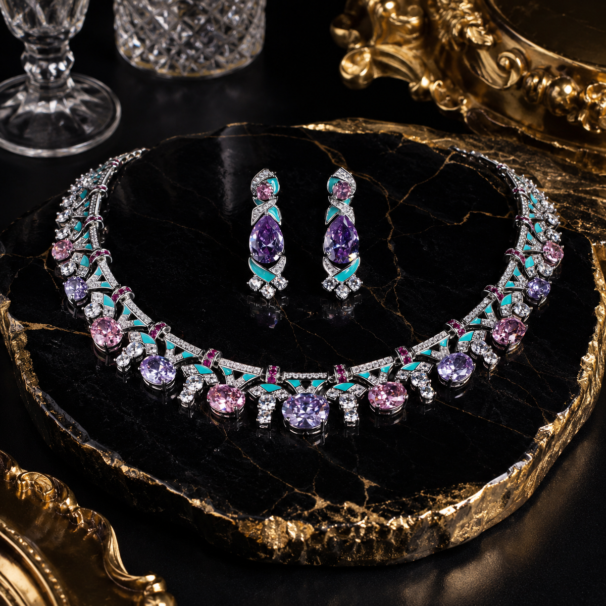 Prismatic Crown Set