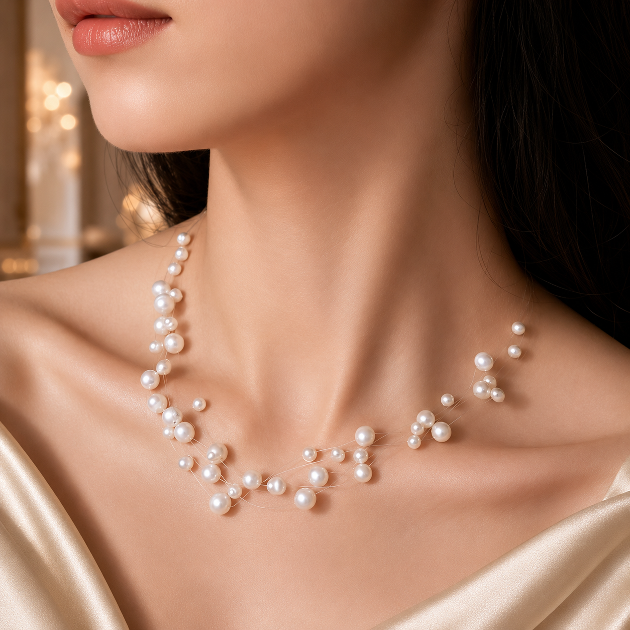 Cascade Pearlline Necklace