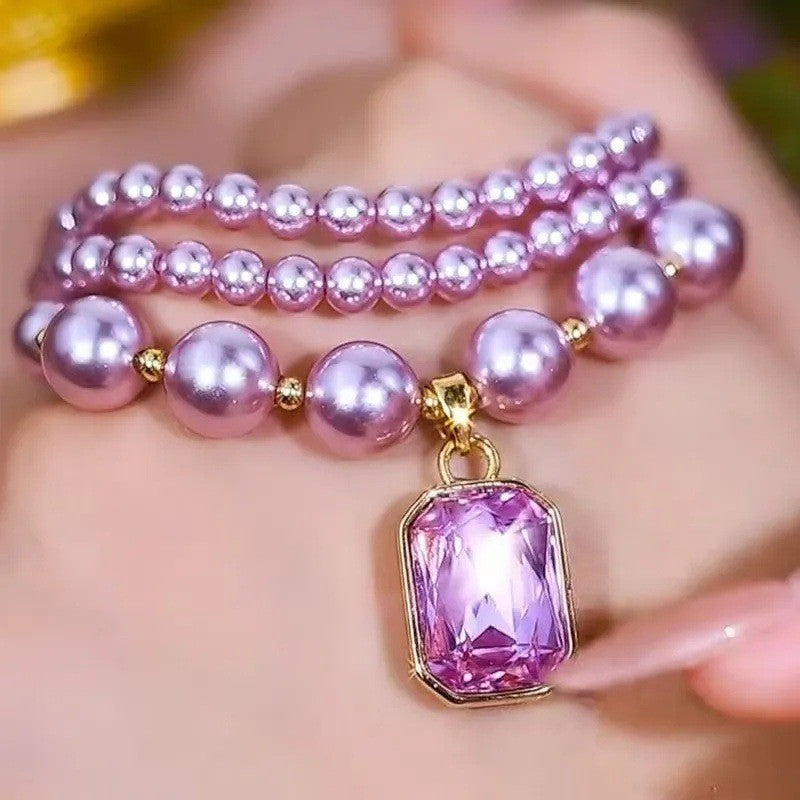 Noir Crystal Necklace