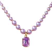 Noir Crystal Necklace