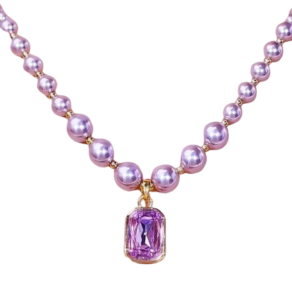 Noir Crystal Necklace