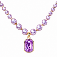Noir Crystal Necklace